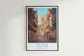 york travel poster hanged on the wall england