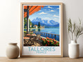 talloires travel poster for kitchen france