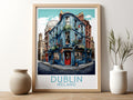 dublin travel poster for kitchen ireland