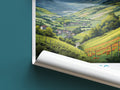 pyrenees travel poster roll up france