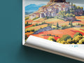 occitanie travel poster roll up france