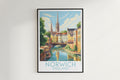 norwich travel poster hanged on the wall england