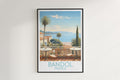 bandol travel poster hanged on the wall france