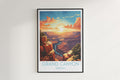 grand canyon travel poster hanged on the wall arizona