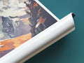 mount everest travel poster tube nepal