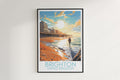 brighton travel poster hanged on the wall united kingdom