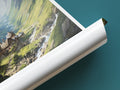 pyrenees travel poster tube france