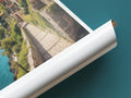 lake garda travel poster tube italy