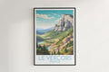 le vercors travel poster hanged on the wall france