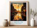 berlin travel poster for kitchen germany