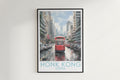 honk kong travel poster hanged on the wall china