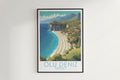 olu deniz travel poster hanged on the wall turkey