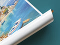 zakynthos travel poster tube greece