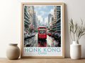 honk kong travel poster for kitchen china