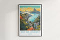 rio de janeiro travel poster hanged on the wall brazil