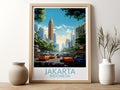 jakarta travel poster for kitchen indonesia