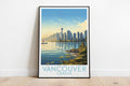 vancouver travel poster on the ground canada