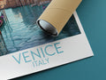 venice travel poster rolled italy