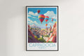 cappadocia travel poster hanged on the wall turkey