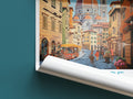 florence travel poster roll up italy