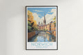 norwich travel poster hanged on the wall england