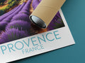 provence travel poster rolled france