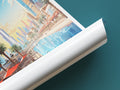 dubai travel poster tube united arab emirates