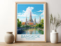 bangkok travel poster for kitchen thailand