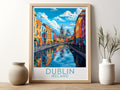 dublin travel poster for kitchen ireland