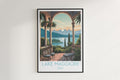 lake maggiore travel poster hanged on the wall italy