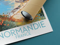 normandie travel poster rolled france