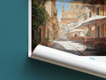 palermo travel poster roll up italy