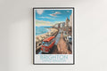 brighton travel poster hanged on the wall united kingdom