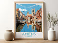 amiens travel poster for kitchen france