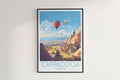 cappadocia travel poster hanged on the wall turkey