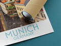 munich travel poster rolled germany