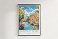 hauts de seine travel poster hanged on the wall france