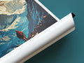 mount everest travel poster tube nepal