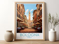 bologna travel poster for kitchen italy