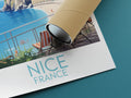 nice travel poster rolled france