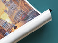 madrid travel poster tube spain