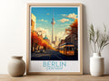 berlin travel poster for kitchen germany