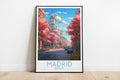 madrid travel poster on the ground spain