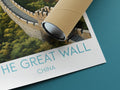 the great wall travel poster rolled ll china