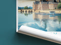 chantilly travel poster roll up france