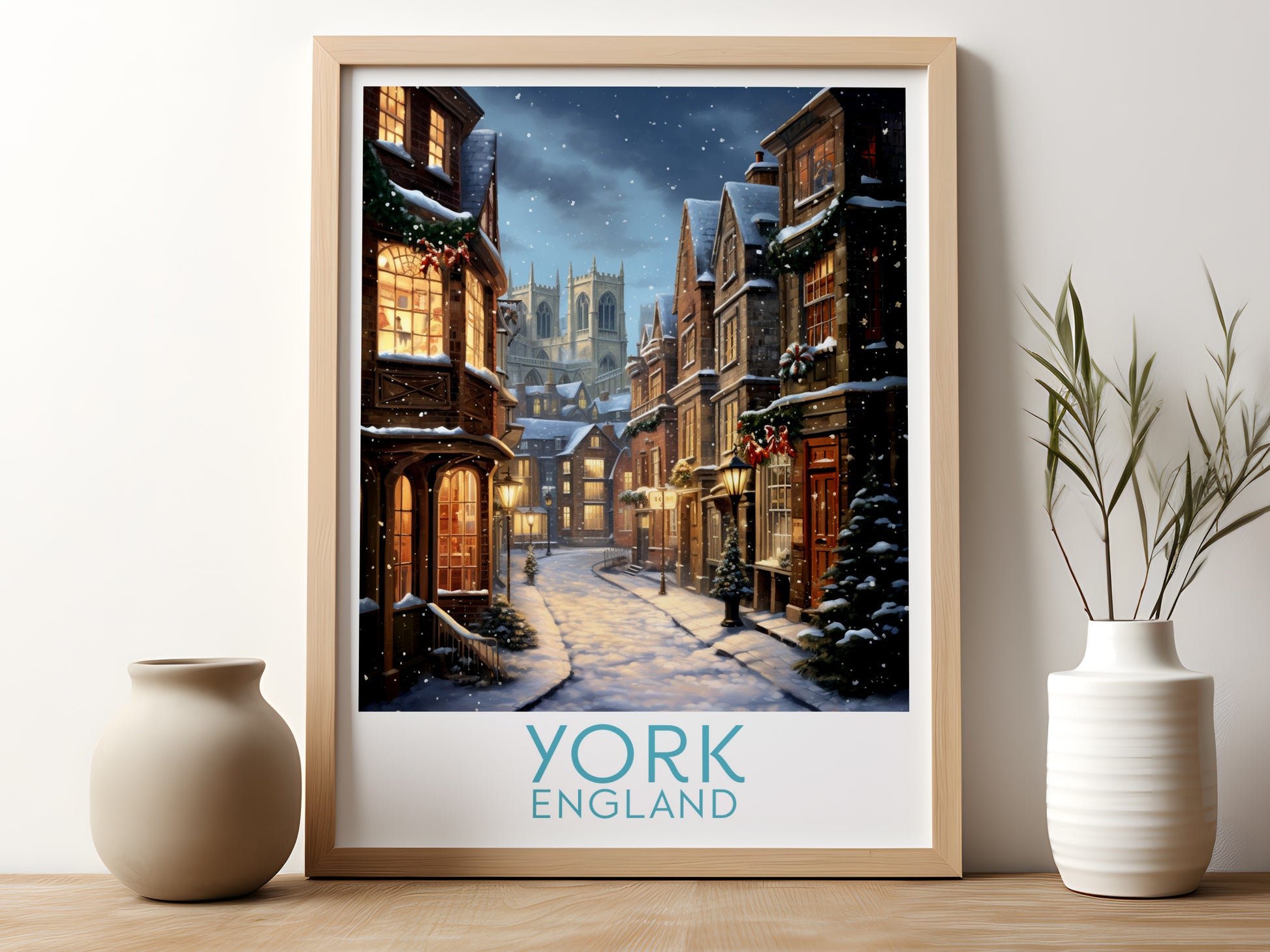 york travel poster for kitchen england