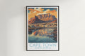 cape town travel poster hanged on the wall south africa