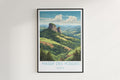 massif des vosges travel poster hanged on the wall france