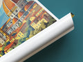 florence travel poster tube italy