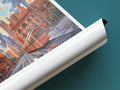 melbourne travel poster tube australia